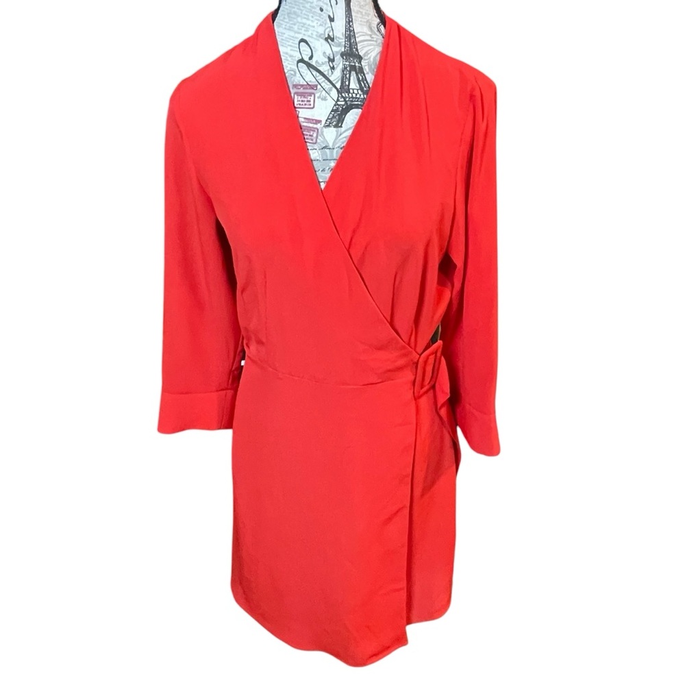 Topshop Bold Red Mini Dress